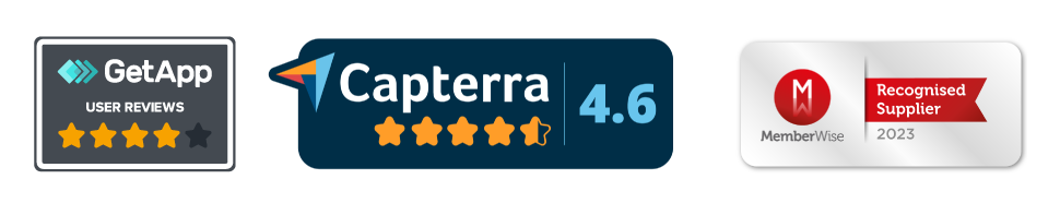 Review-Badge-Bar capterra 4.6* rating